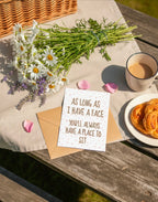 Funny Valentine’s Day Card | Place to sit