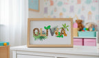 Personalised Jungle Name Print
