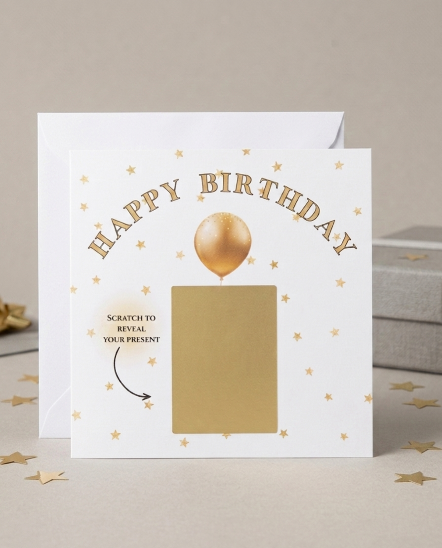 Happy Birthday Rude Scratch Card