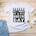 It’s My Birthday HTV Decal | Iron-On Vinyl Transfer – 3 Sizes
