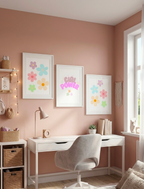 Girl Power Set of 3 Nursery Prints