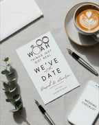 Woah Things Just Got Real - Save The Date Cards