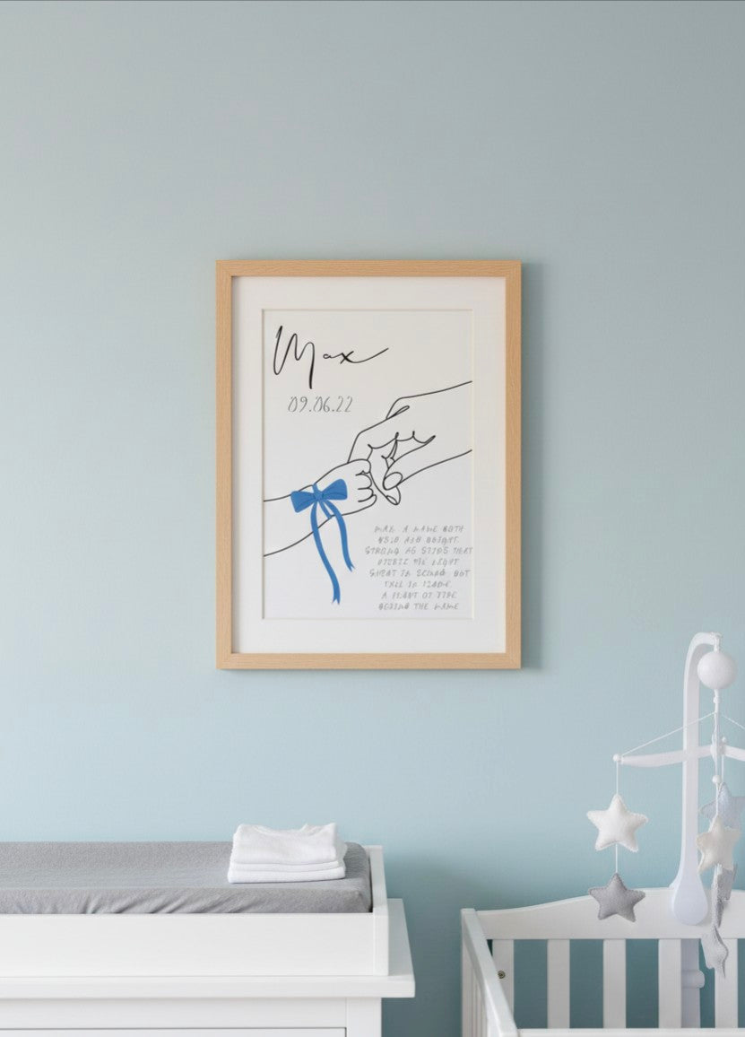 Personalised Name Meaning Poem Print