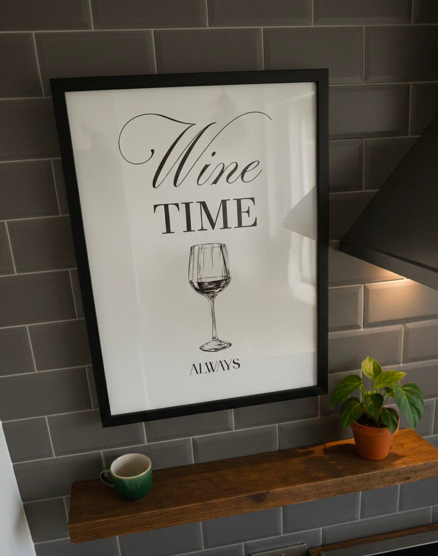 Wine Time, Always Print