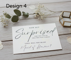 Bridesmaid & Made Of Honour Proposal Cards