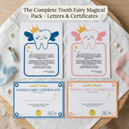Tooth Fairy Letter & Certificate