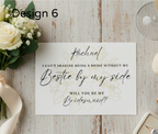 Bridesmaid & Made Of Honour Proposal Cards