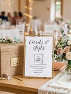 Cards & Gifts Wedding Sign Wedding Reception Sign