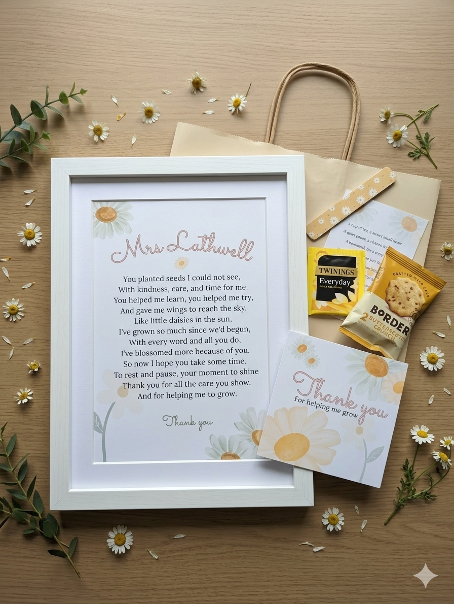 Thank You Personalised Teacher Gift Bundle