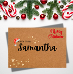 Personalised Christmas Cash Envelope