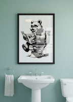 Bear Necessities Bathroom Print