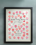 Personalised Kiss the Miss Goodbye Hen Do Print