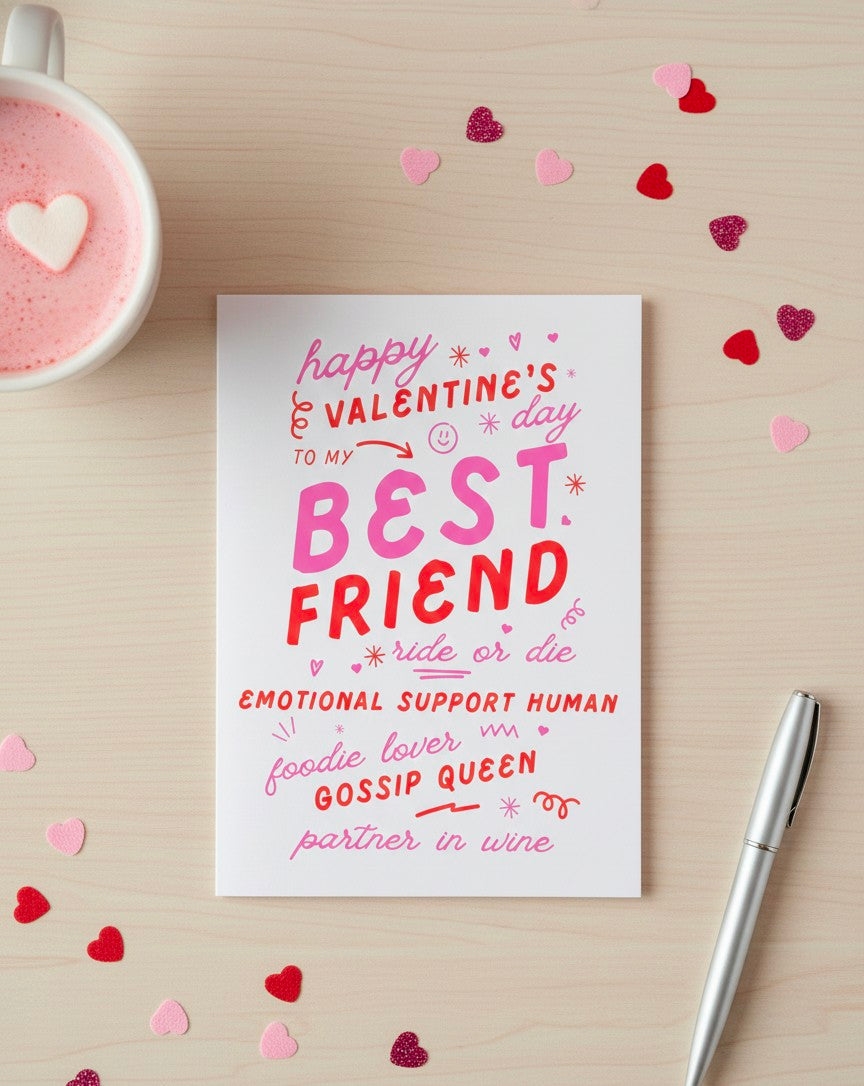 Best Friend Valentine’s Card