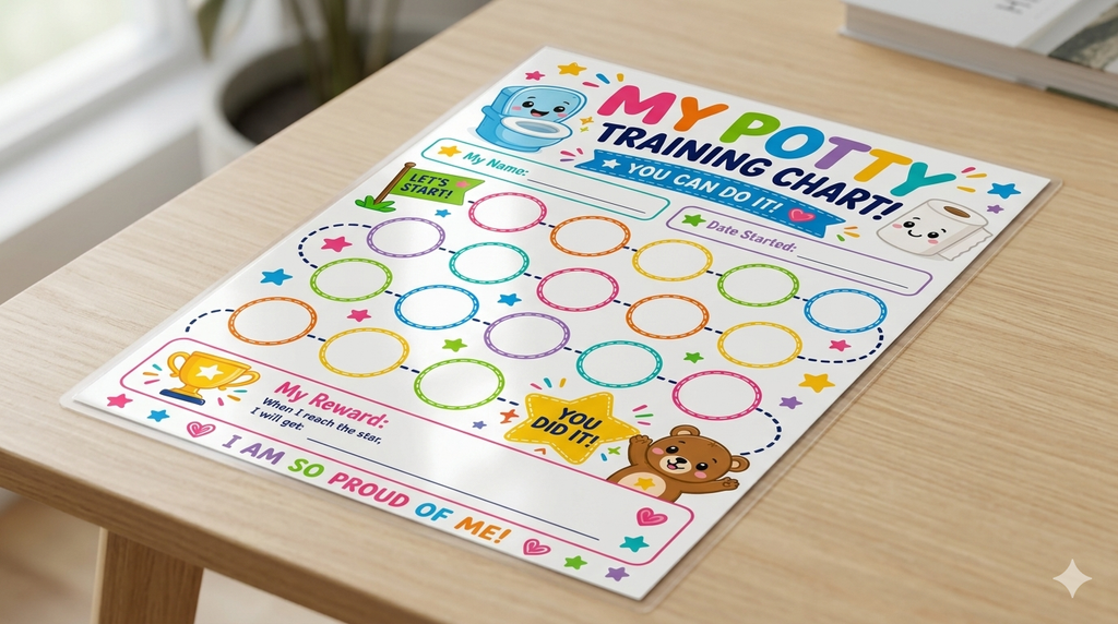 My Potty To Toilet Training Chart