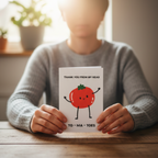 Funny Tomato Thank You Card | Cute Pun Thank You Card