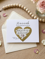 Personalised Bridesmaid Proposal Scratch Card