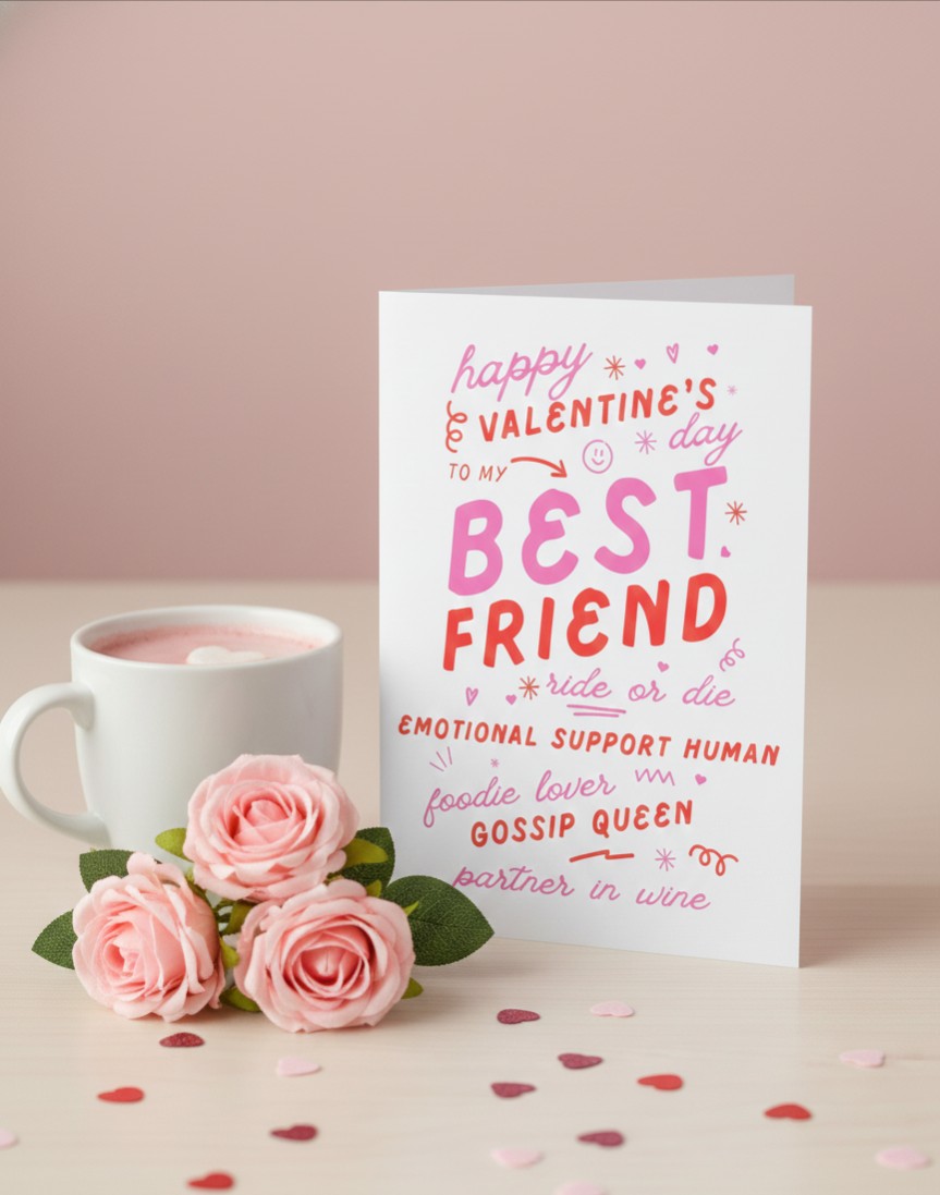 Best Friend Valentine’s Card