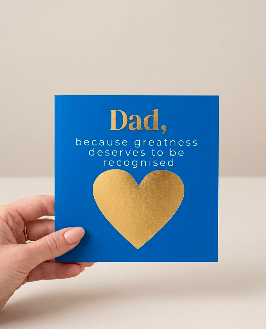 No 1 Dad Scratch Card - Fathers Day/Birthday