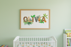 Personalised Jungle Name Print