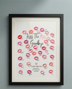 Personalised Kiss the Miss Goodbye Hen Do Print