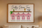 Daddys Dream Team Football Shirt Family Print