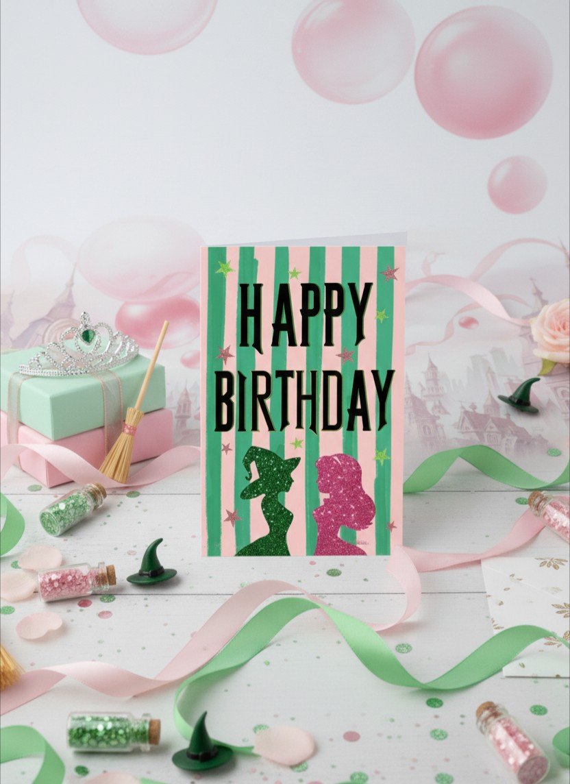 Musical-Inspired Happy Birthday Card
