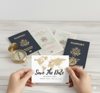 Abroad Wedding - Save the Date Cards
