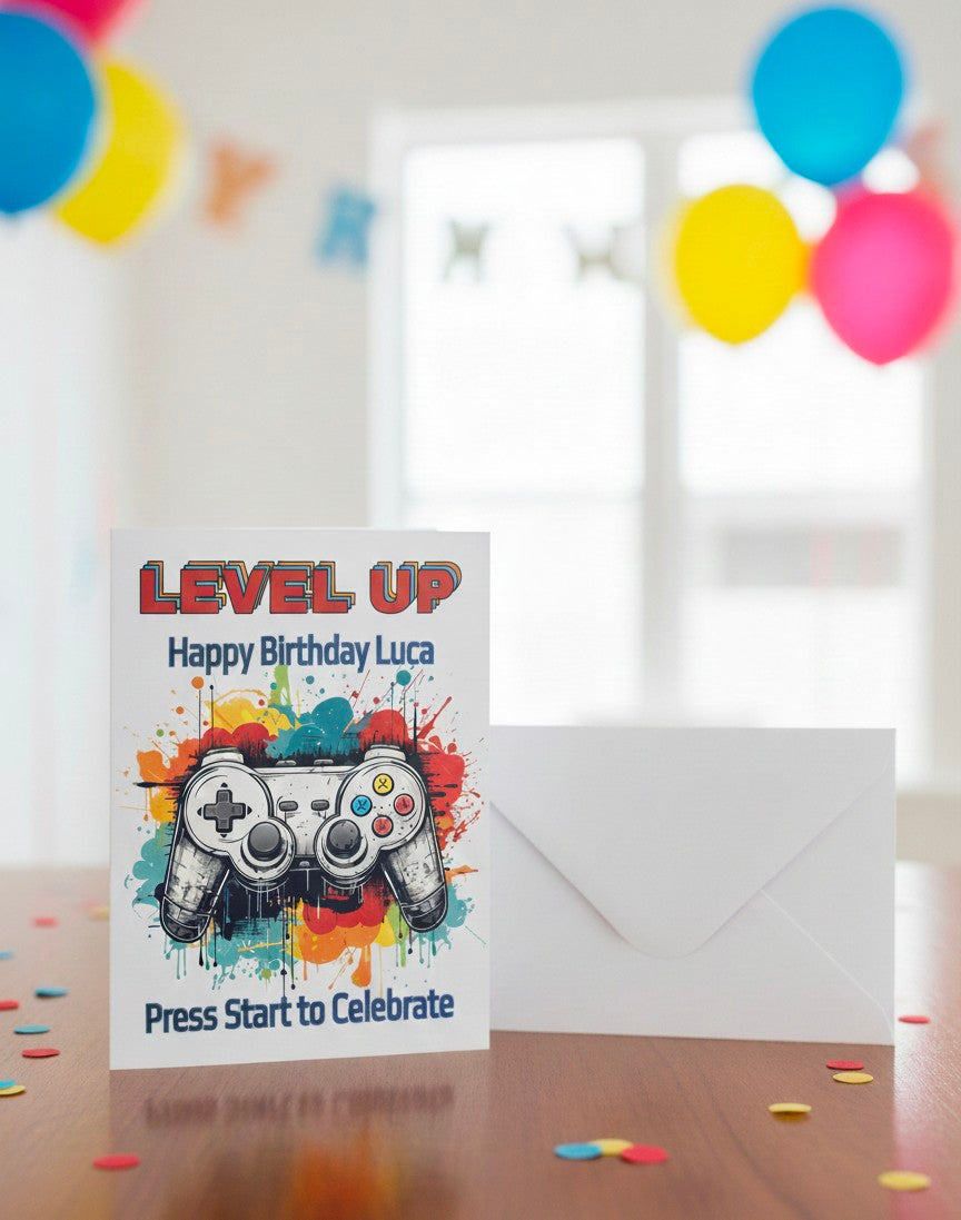 Level Up Gaming Card