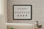 Our Family Personalised Print