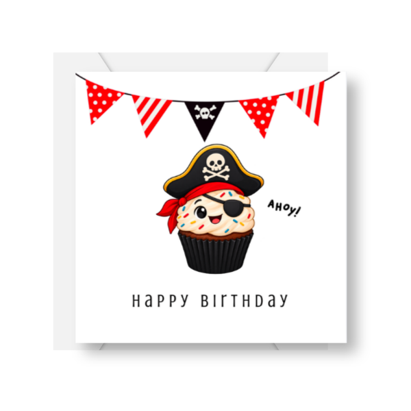 Ahoy Pirate Cupcake