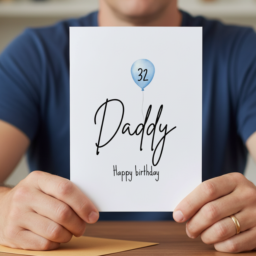 Personalised Named Birthday Card