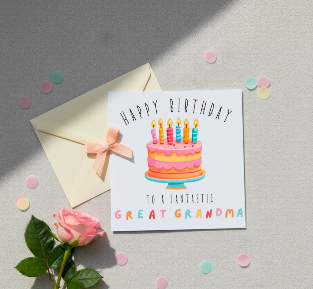 Personalised Cute Cake Birthday Card