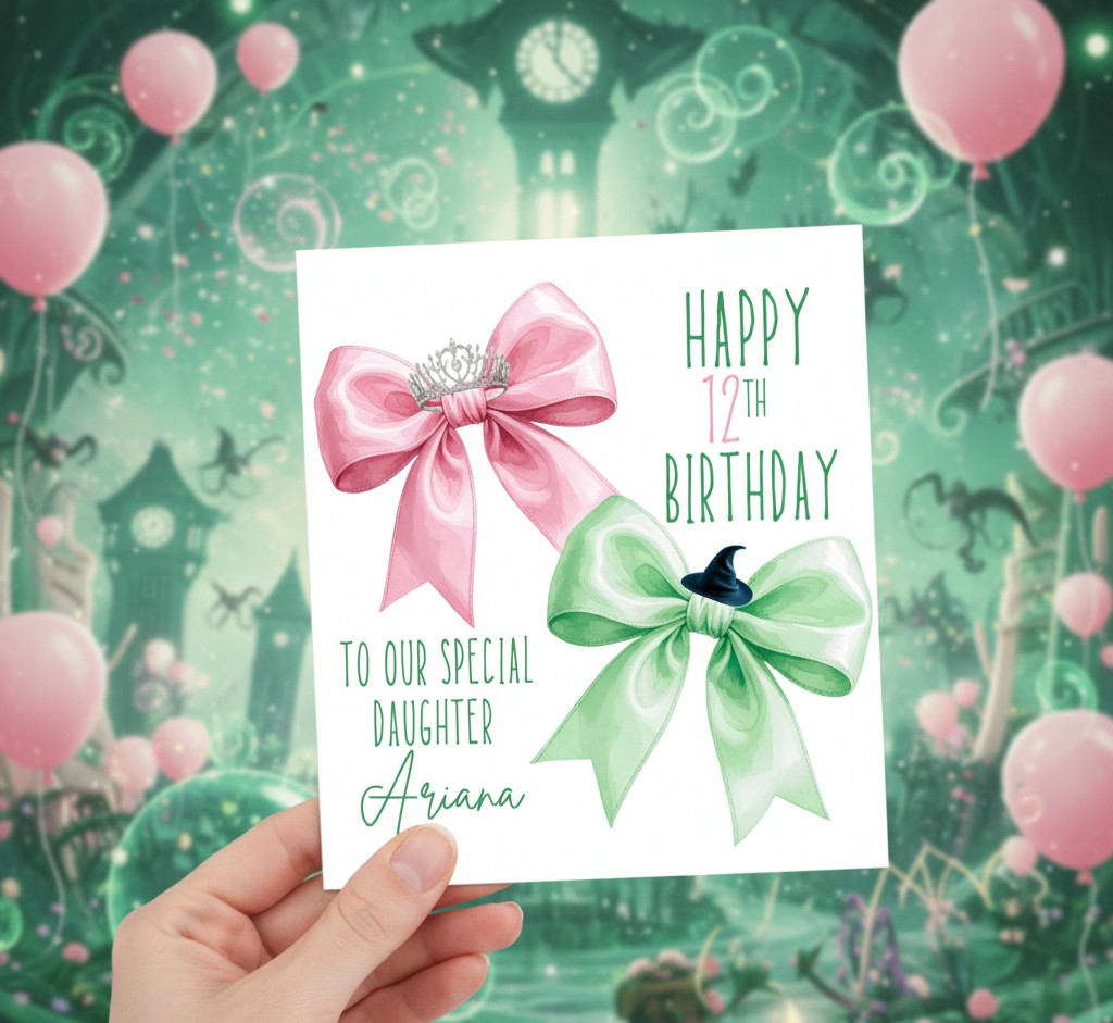 Personalised Wicked Inspired Birthday Card