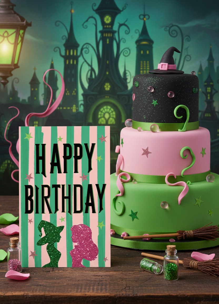 Musical-Inspired Happy Birthday Card
