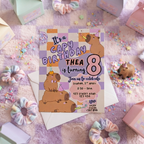 It's a Capy Birthday - Personalised Party Invitations