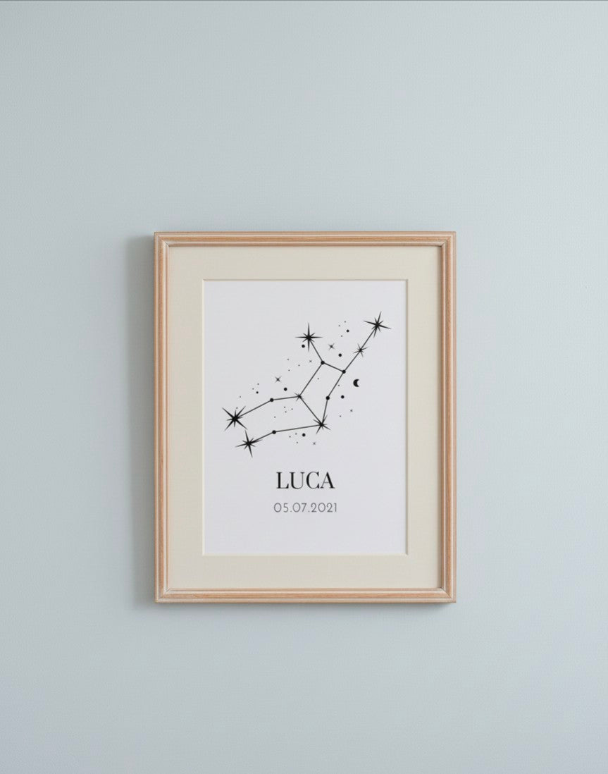Star Sign Wall Prints for Home