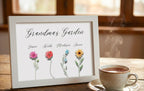 Grandmas Garden Personalised Print