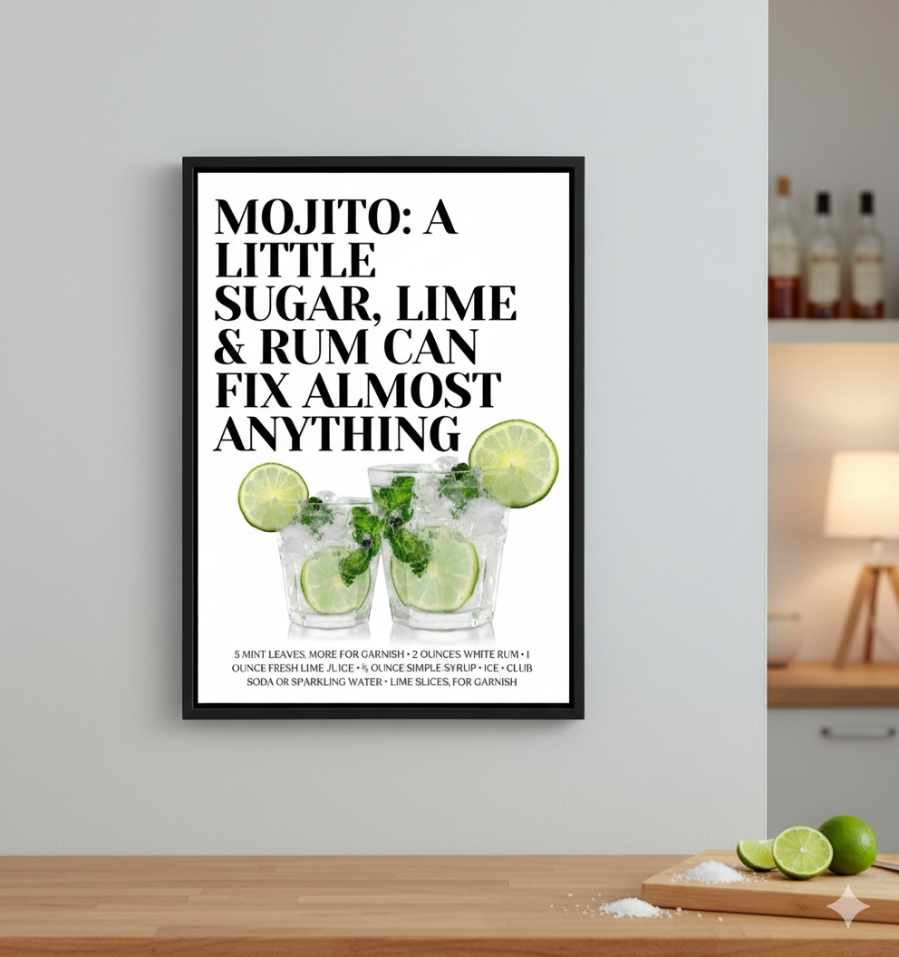Cocktail Recipe Prints