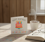 Personalised Cute Cake Birthday Card