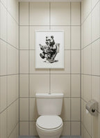Bear Necessities Bathroom Print