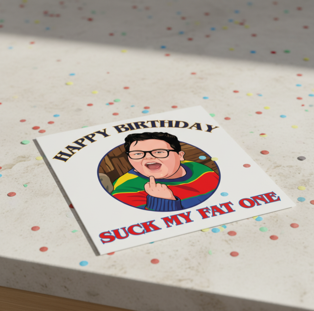 Stranger Things Derek Birthday Card