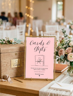 Cards & Gifts Wedding Sign Wedding Reception Sign
