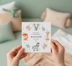Welcome to the World Personalised Newborn Card