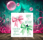 Personalised Wicked Inspired Birthday Card