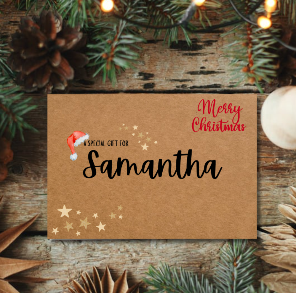 Personalised Christmas Cash Envelope