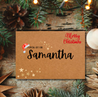 Personalised Christmas Cash Envelope