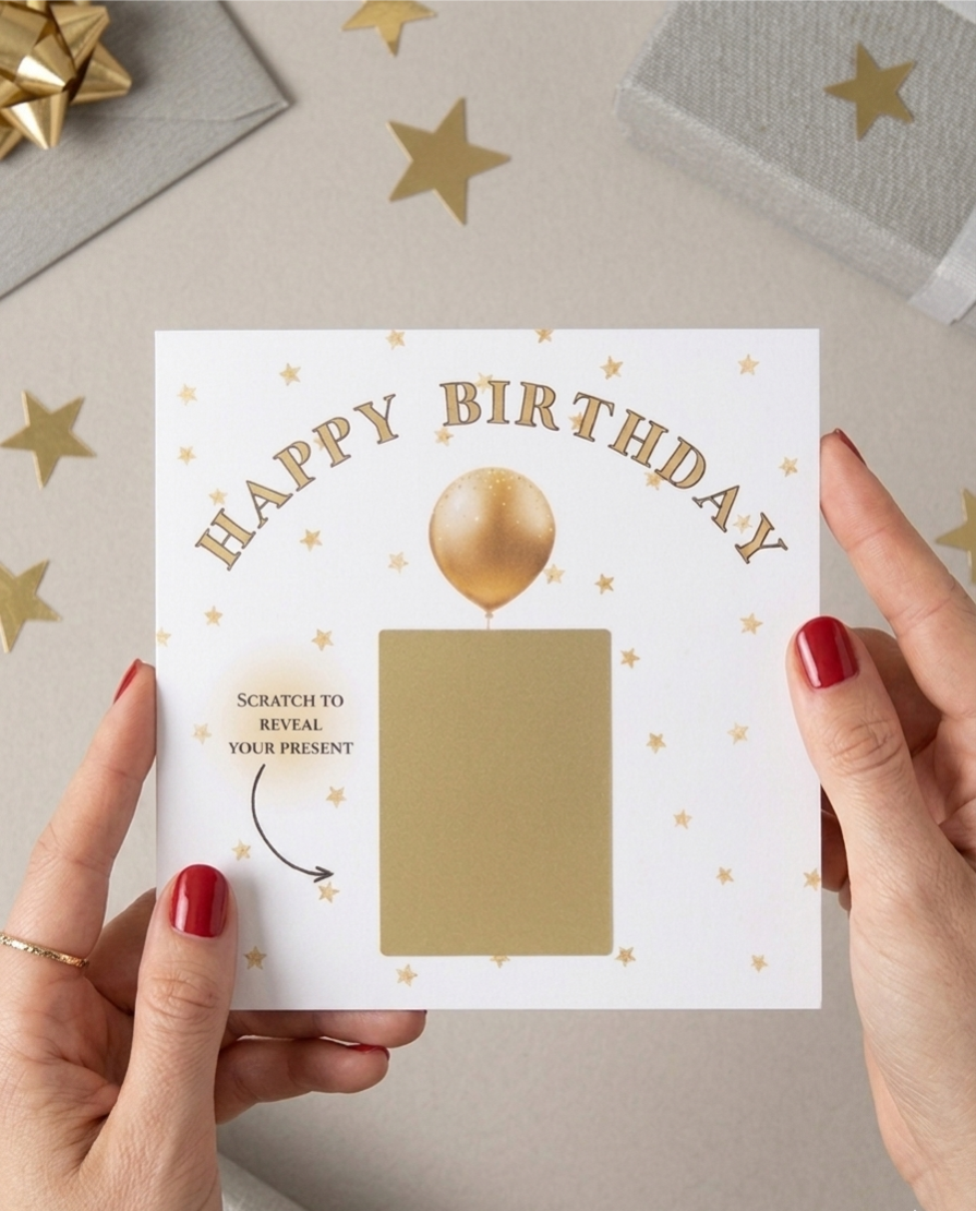 Happy Birthday Rude Scratch Card