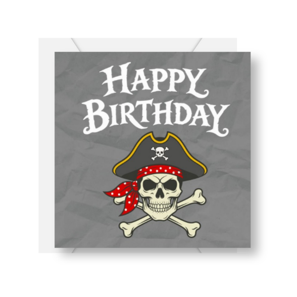 Happy Birthday Skull & Crossbones