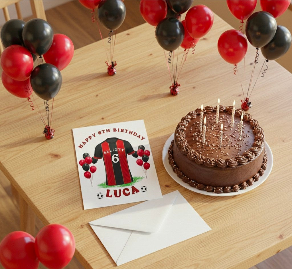 Personalised Football Card