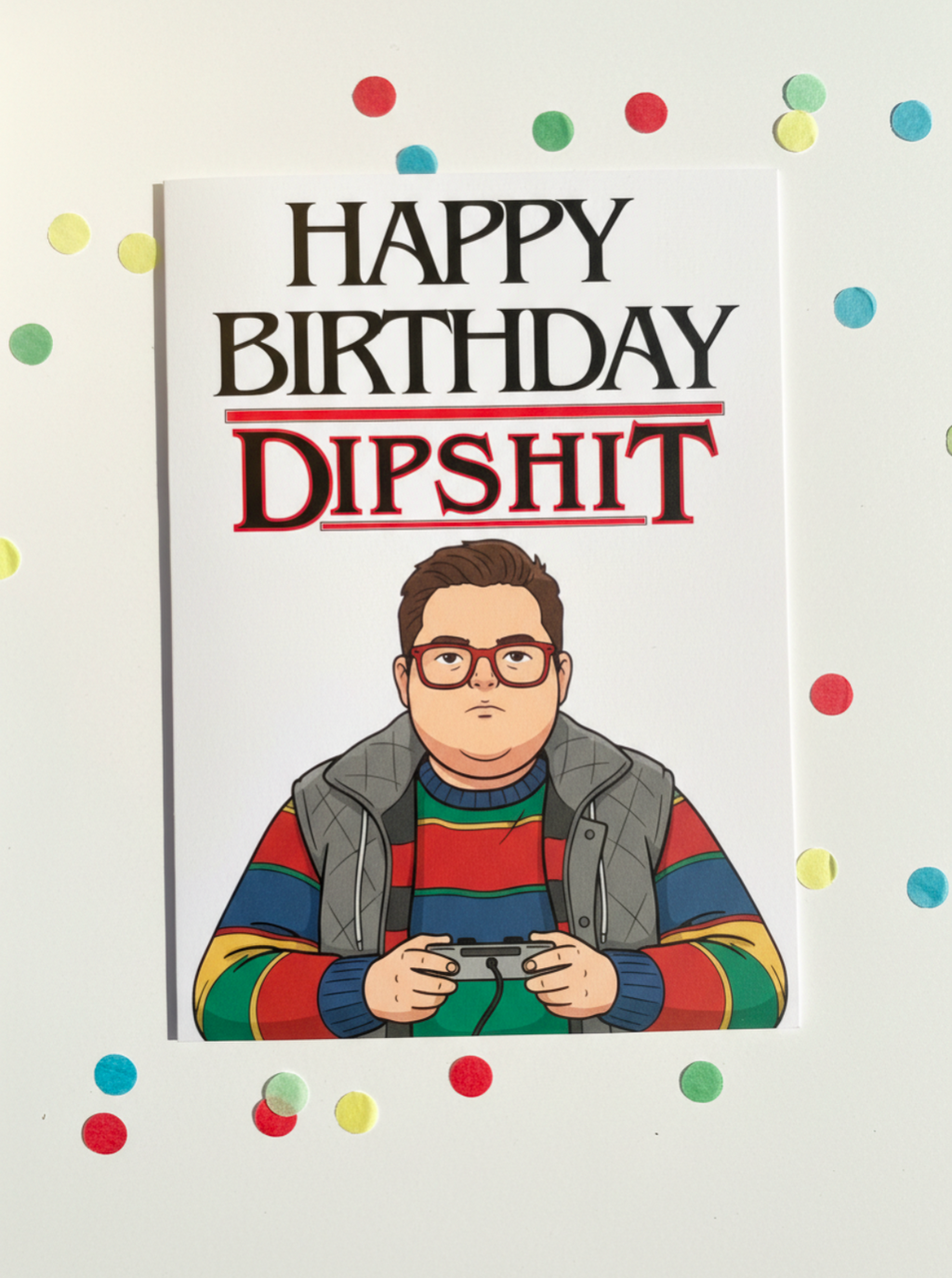 Stranger Things Derek Happy Birthday Card